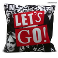 Sublimated Silken Large Throw Cushion